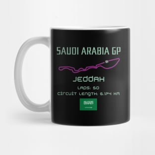 Saudi Arabian Grand Prix, Jeddah Circuit, Formula 1 Mug
